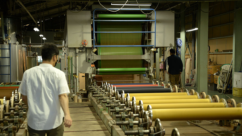 播州織りの工場見学