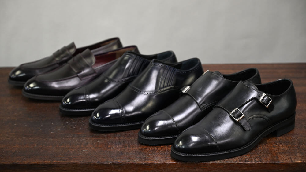 【黒や茶色だけでない！】アノネイ社の最高等級レザーを使用したパティーヌ革靴のオーダー