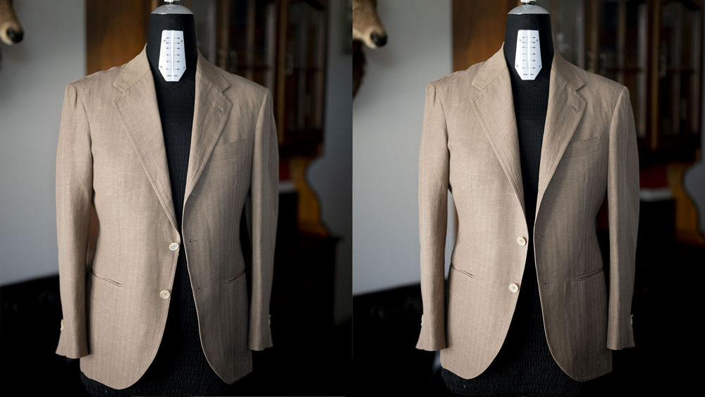 【あれ？】クリーニングに出したスーツのラペルがペシャンコに・・・。改善方法を洋服屋が解説