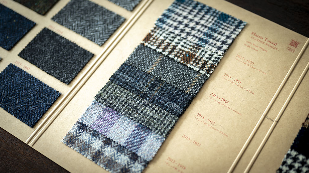 【BODEGA・HARRIS TWEED・CAHEMIRE】冬を彩るコート新作生地3コレクションが入荷しました。