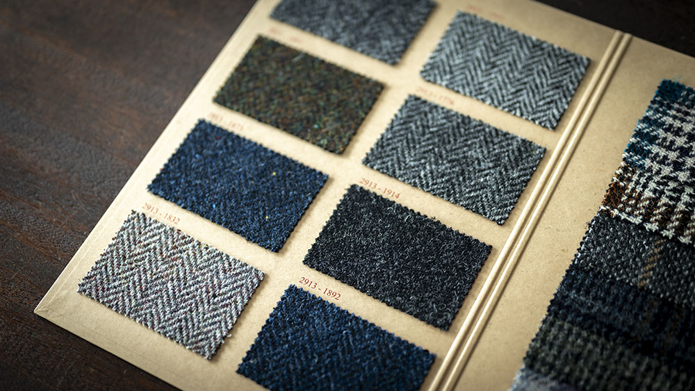 【BODEGA・HARRIS TWEED・CAHEMIRE】冬を彩るコート新作生地3コレクションが入荷しました。