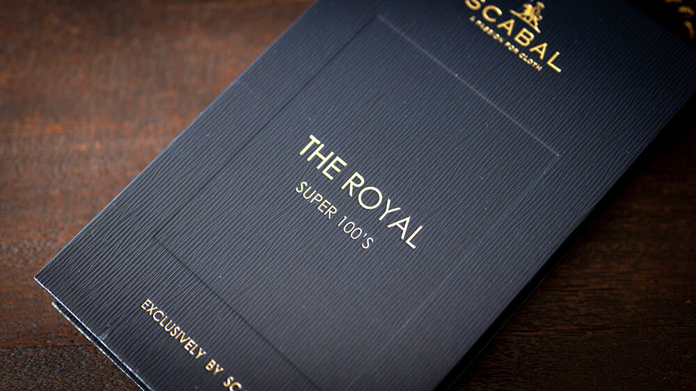 【THE ROYAL (ザ ロイヤル) 】30年以上続くSCABALのクラシックコレクション “Super100's 280g/m”