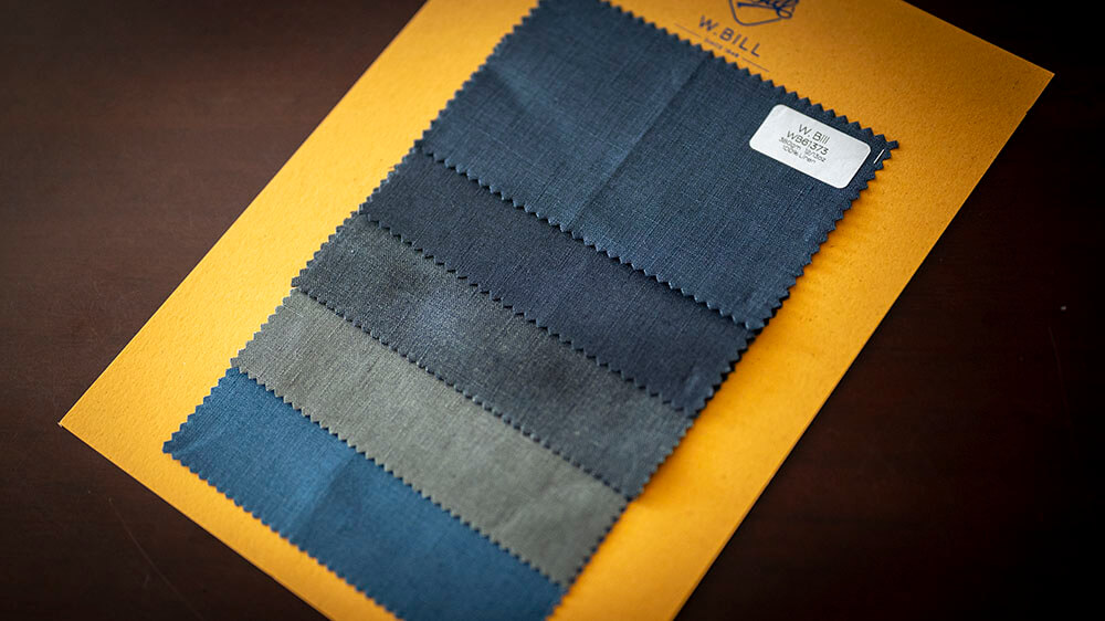 2025年春夏の仕入れが始まりました。“W BILL & SMITH WOOLLENS & Vitale Barberis Canonico”