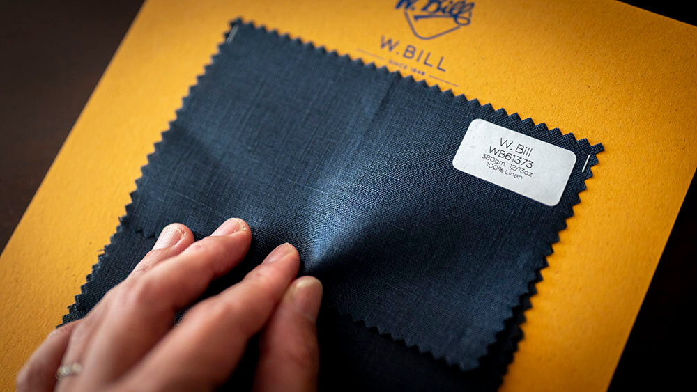 2025年春夏の仕入れが始まりました。“W BILL & SMITH WOOLLENS & Vitale Barberis Canonico”