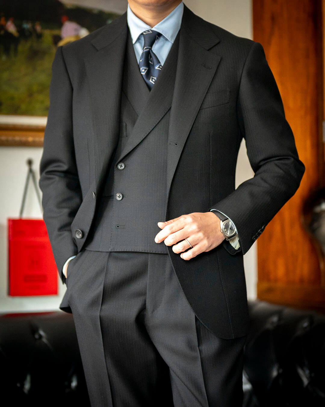 【BLACK SUIT】SMITH WOOLLENS “DRESS & FORMAL”