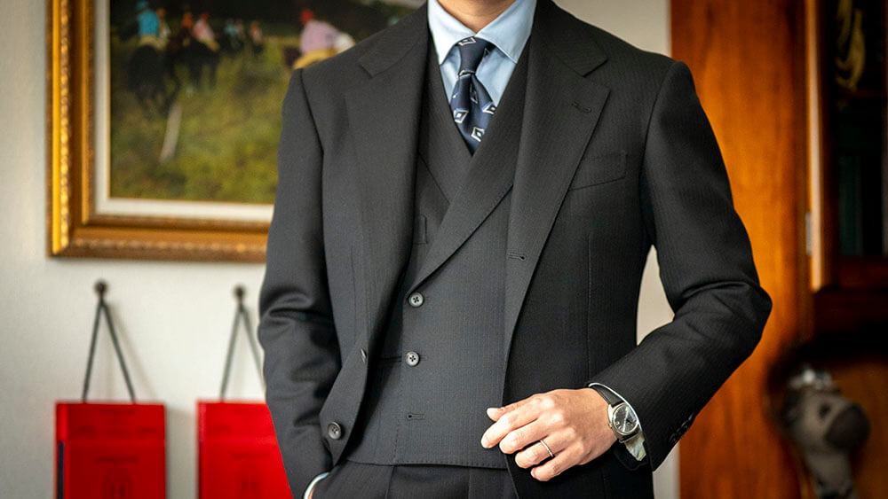 【BLACK SUIT】SMITH WOOLLENS “DRESS & FORMAL”