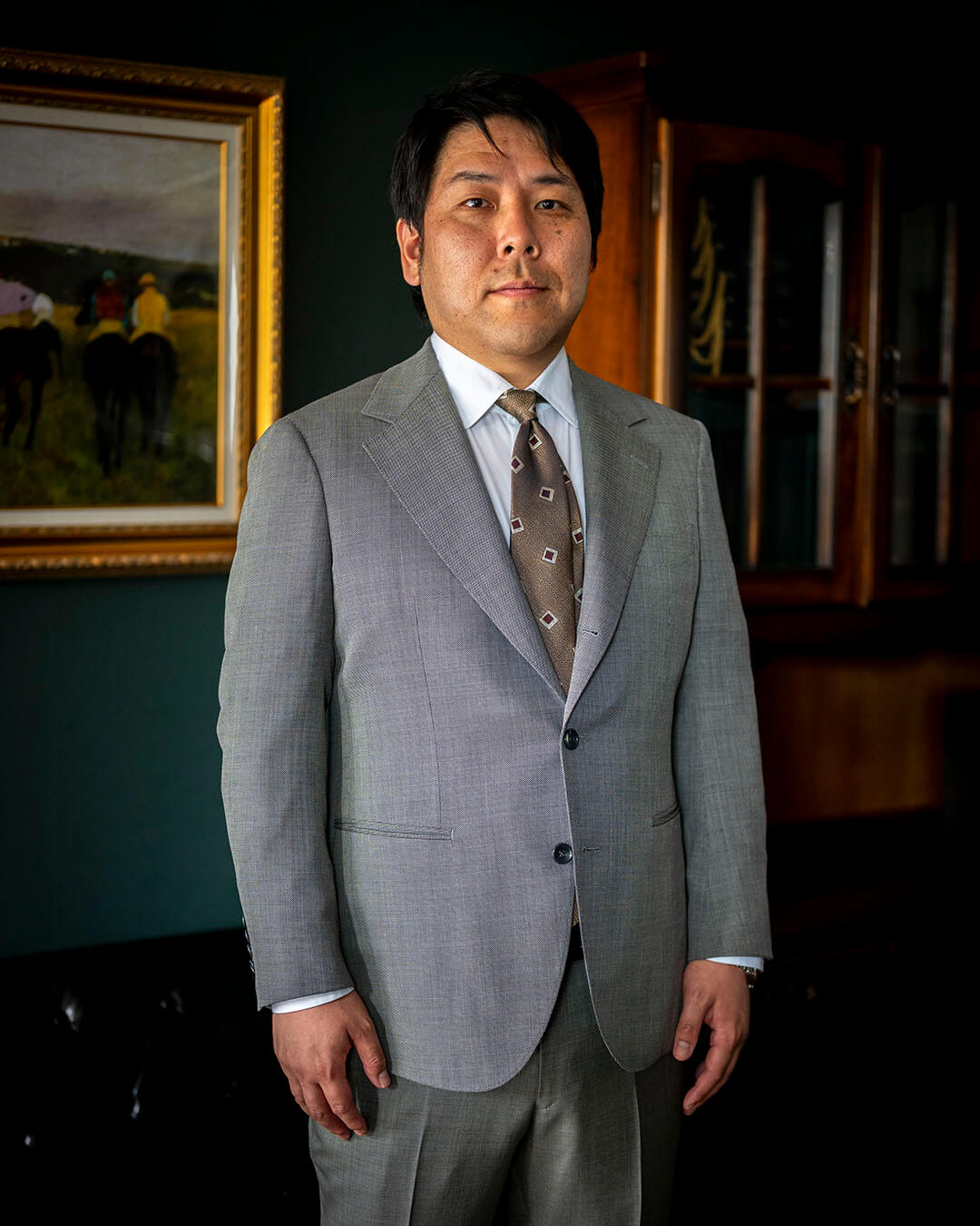 弁護士・横山彬様にお仕立てしたEGRETのE50モデル｜イタリアンクラシコが薫るビジネススーツ