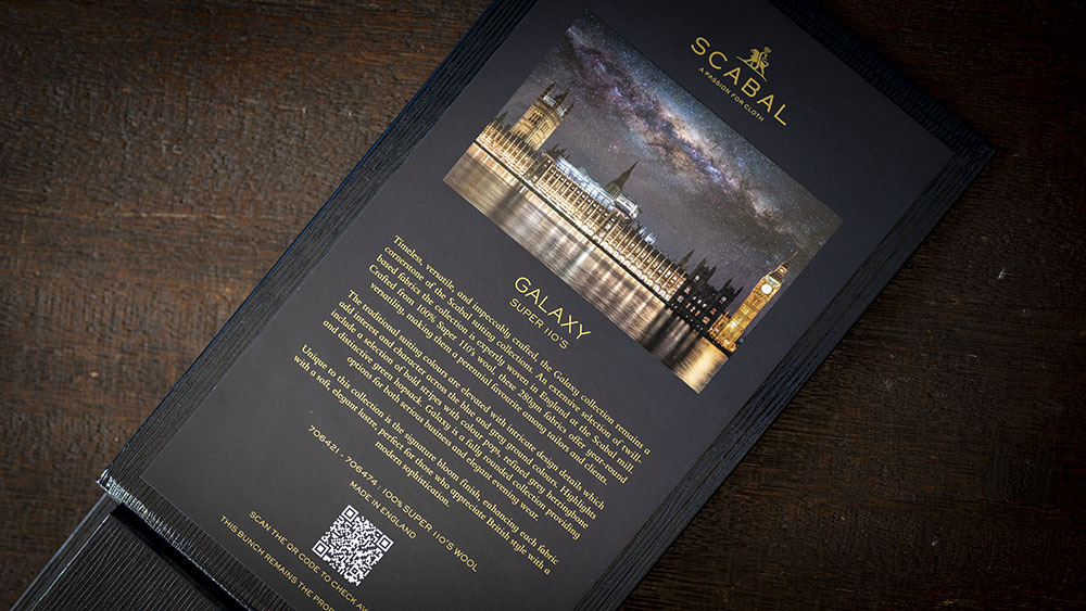 【SCABAL】“GALAXY (ギャラクシー)” 2025-26秋冬リニューアルした英国製の3シーズン生地