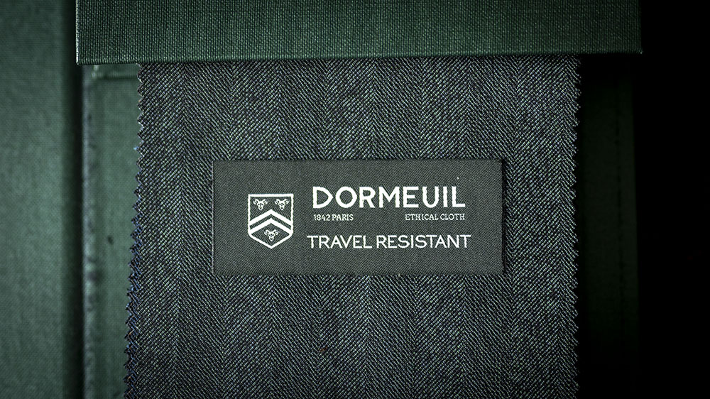 【DORMEUIL (ドーメル) 2025AW新バンチ紹介】TRAVEL RESISTANT (トラベル レジスタント) 