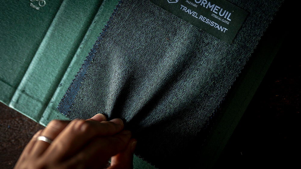 【DORMEUIL (ドーメル) 2025AW新バンチ紹介】TRAVEL RESISTANT (トラベル レジスタント) 