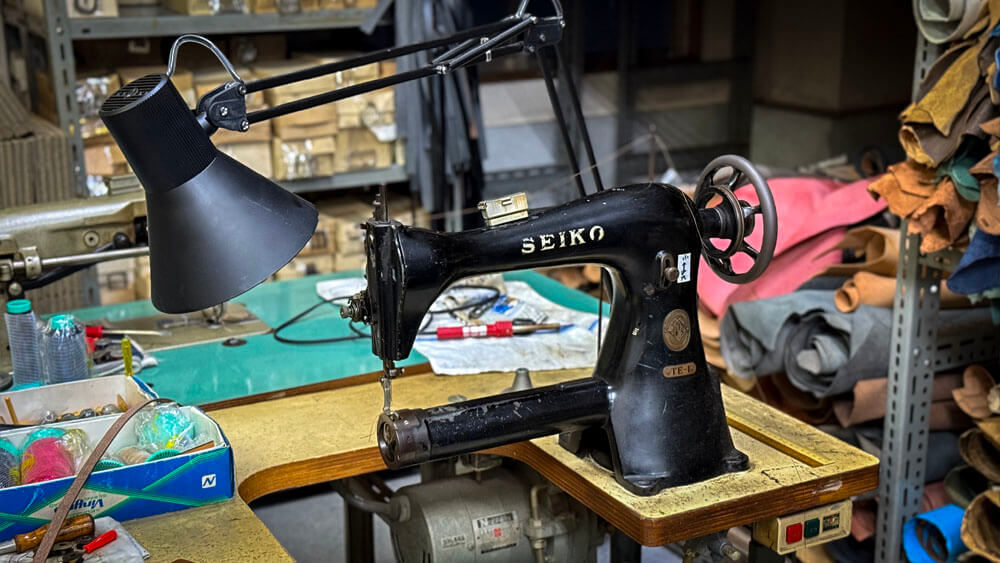 老舗ベルト工房にお邪魔してきました。#日本のモノづくり