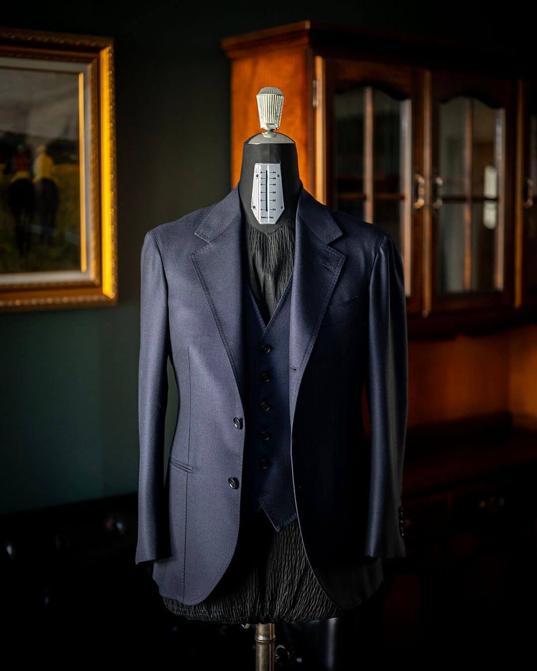 【鳥形の私物】英国製300gマットウーステッドでつくる三つ揃いのオーダースーツ