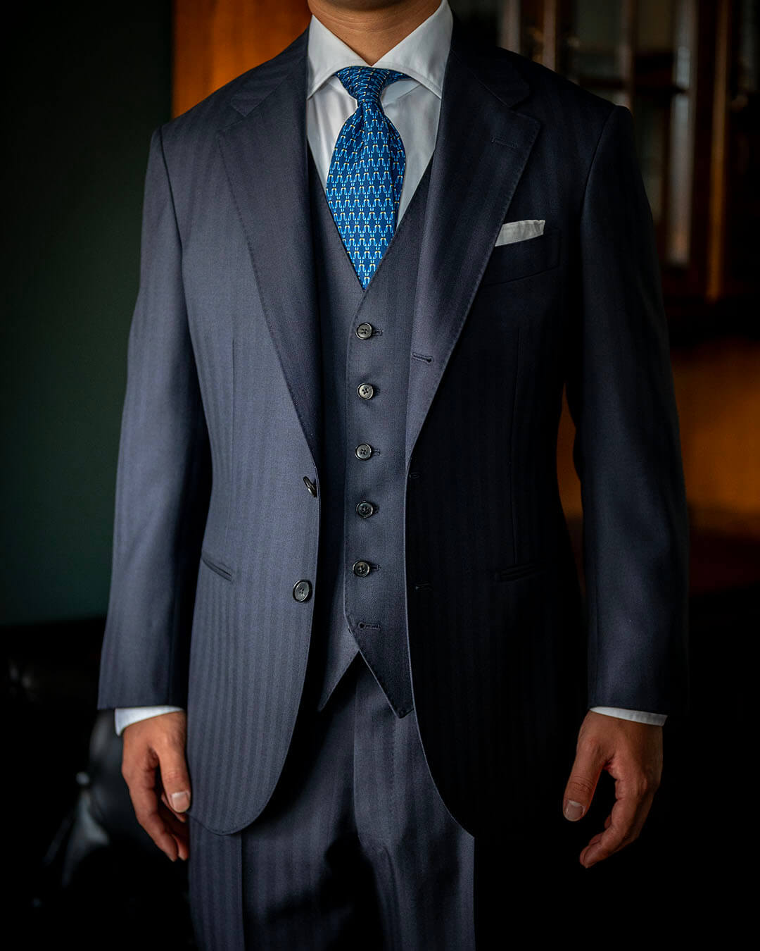 成人式スーツをオーダーで。~姫路市のお客様の仕上がり例~