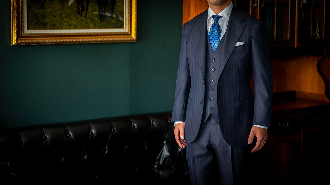 成人式スーツをオーダーで。～姫路市のO様の仕上がり例～