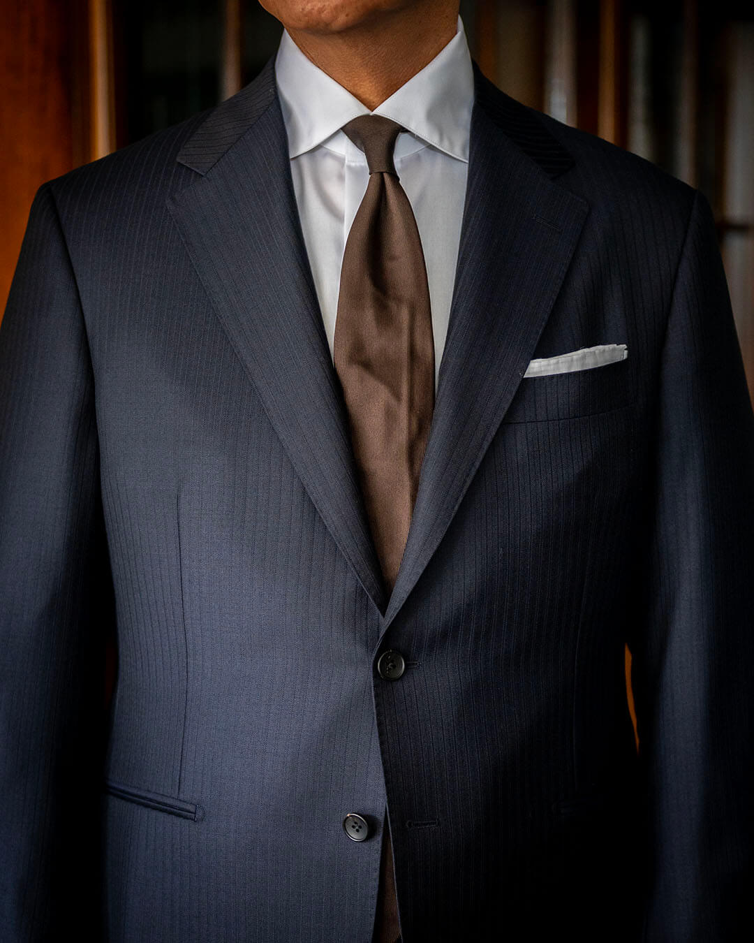 大切な場面で着る一着だからこそ妥協しないオーダースーツ。