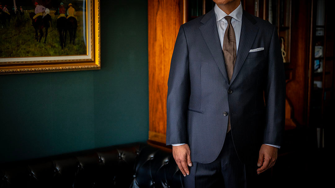大切な場面で着る一着だからこそ妥協しないオーダースーツ。