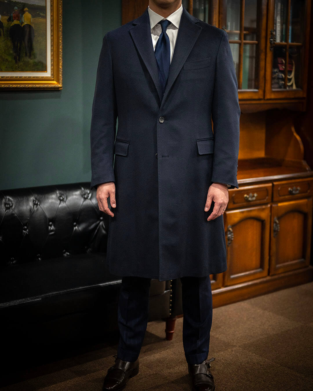 【姫路市M様のご依頼】イタリア製カシミヤ100%のオーダーコート