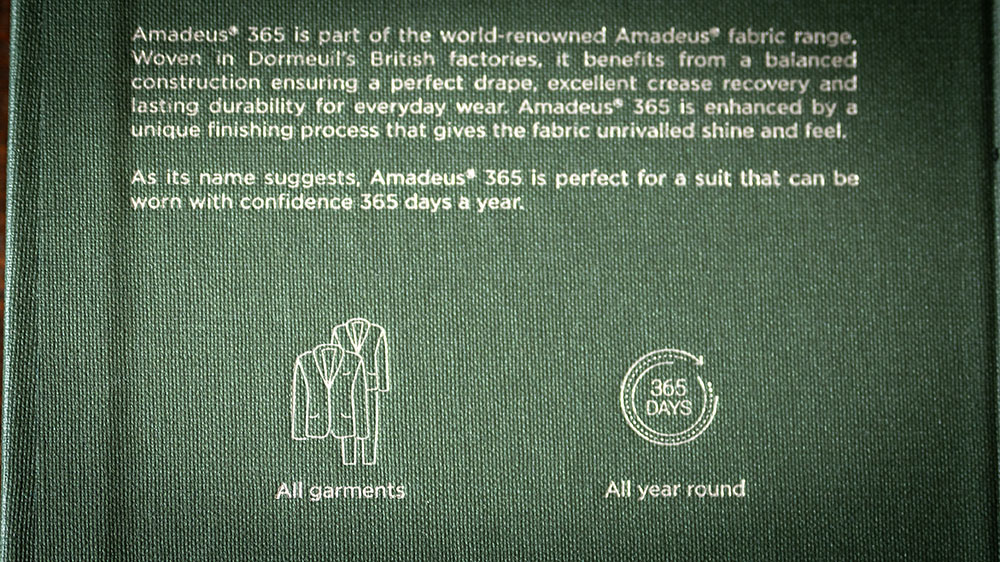 DORMEUIL (2026年春夏) コレクション　～Amadeus 365・Tonik Wool・Naturals・D Philosophy～