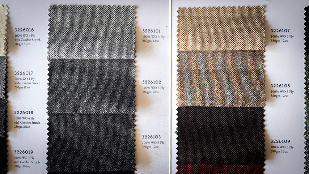 【春夏生地】HOLLAND & SHERRY “AIRESCO (エアレスコ)” と英国、日本製のフレスコ素材が新たにEGRETまで到着しました。