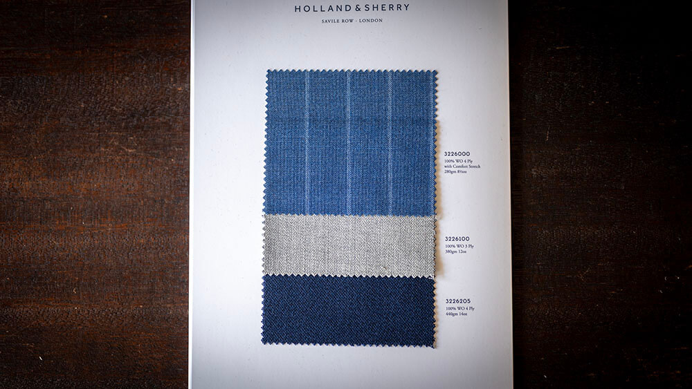 【春夏生地】HOLLAND & SHERRY “AIRESCO (エアレスコ)” と英国、日本製のフレスコ素材が新たにEGRETまで到着しました。