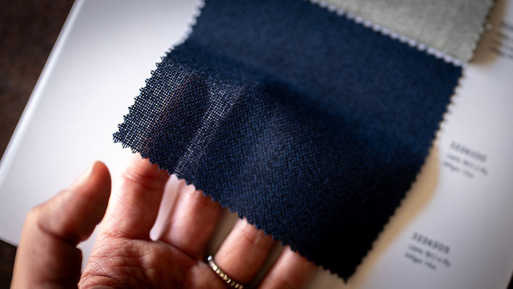 【春夏生地】HOLLAND & SHERRY “AIRESCO (エアレスコ)” と英国、日本製のフレスコ素材が新たにEGRETまで到着しました。