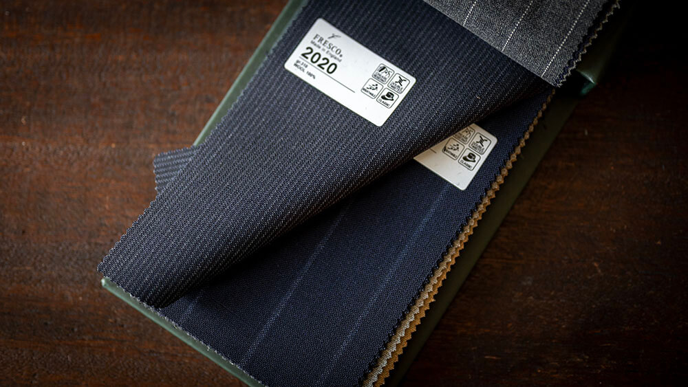 【春夏生地】HOLLAND & SHERRY “AIRESCO (エアレスコ)” と英国、日本製のフレスコ素材が新たにEGRETまで到着しました。