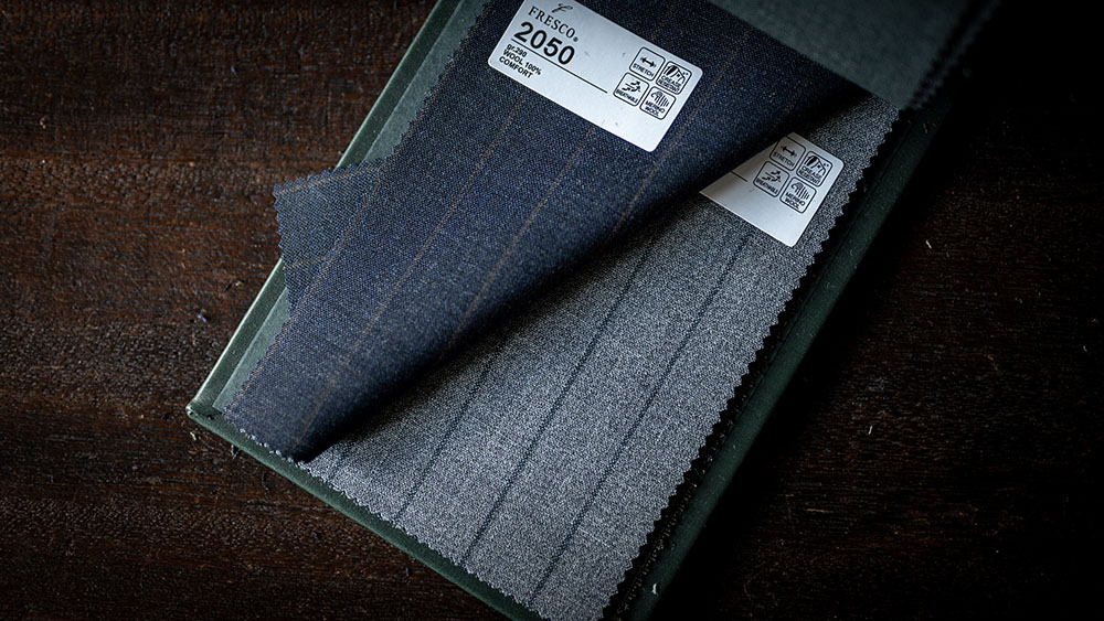 【春夏生地】HOLLAND & SHERRY “AIRESCO (エアレスコ)” と英国、日本製のフレスコ素材が新たにEGRETまで到着しました。