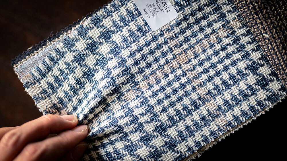 【2026春夏】T社、M社の特選ジャケット生地が入荷してきました。～FERLA・CARLO BARBERA・DRAGO・CANONICO etc...～