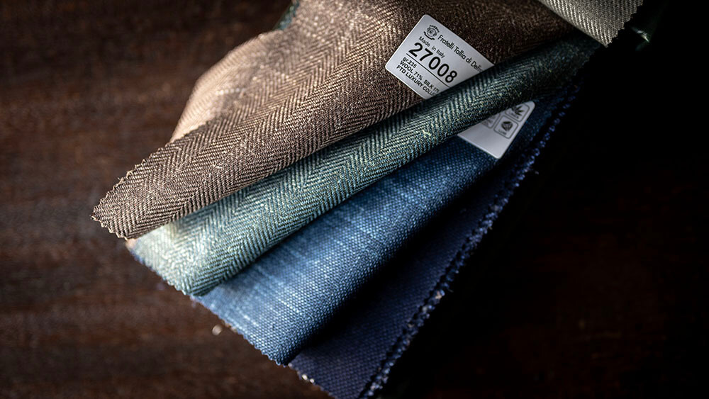 【2026春夏】T社、M社の特選ジャケット生地が入荷してきました。～FERLA・CARLO BARBERA・DRAGO・CANONICO etc...～