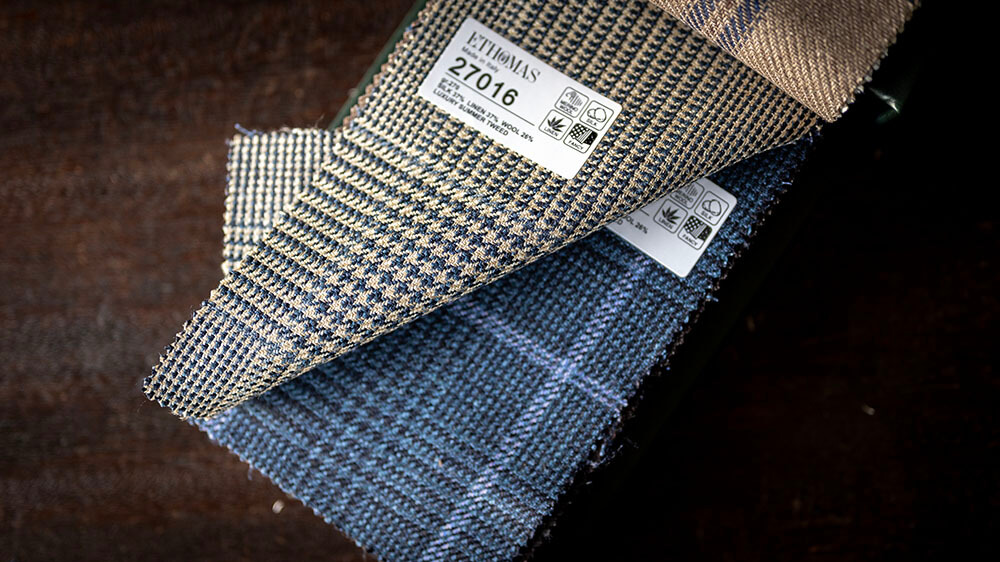 【2026春夏】T社、M社の特選ジャケット生地が入荷してきました。～FERLA・CARLO BARBERA・DRAGO・CANONICO etc...～