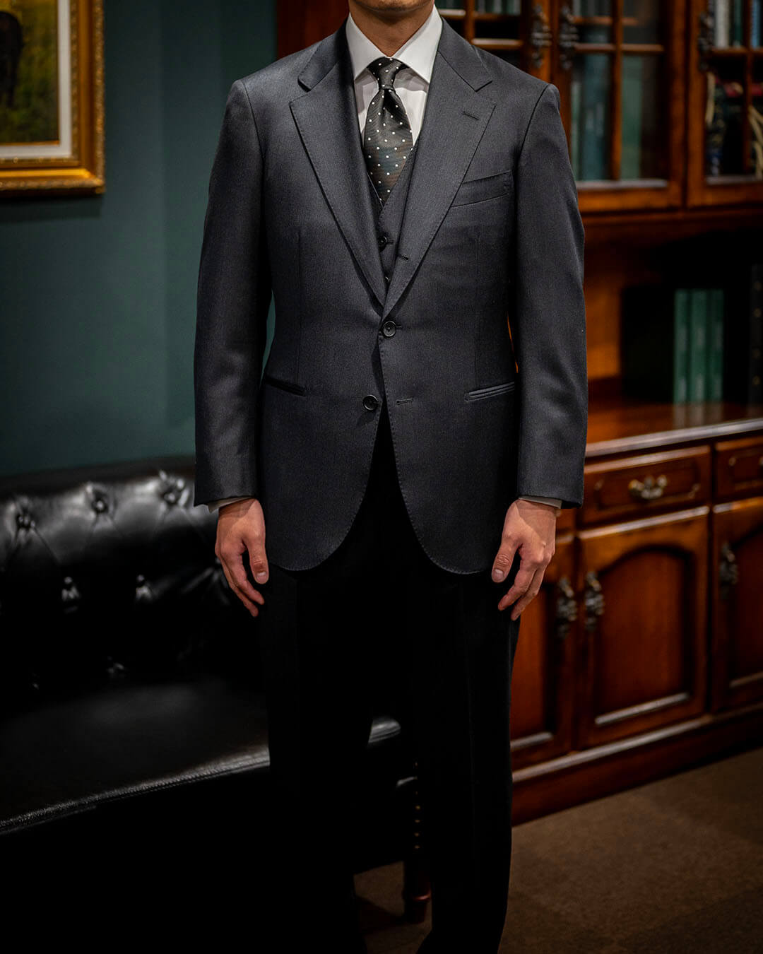 【I様のオーダースーツ】息子に仕立ての良いスーツを体感してほしいという想い